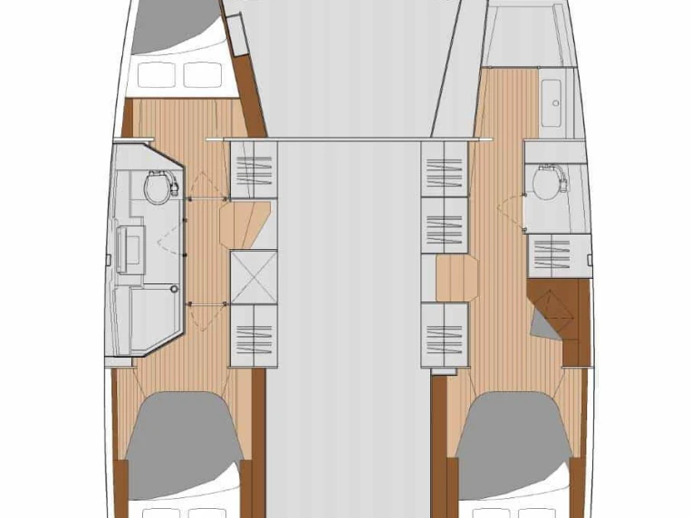 Alquiler Catamarán Fountaine Pajot con o sin  título de navegación