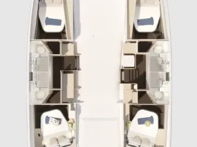 Alquiler de Fountaine Pajot Fountaine Pajot FP 44 Quatuor - 4 cab. en Frenchtown