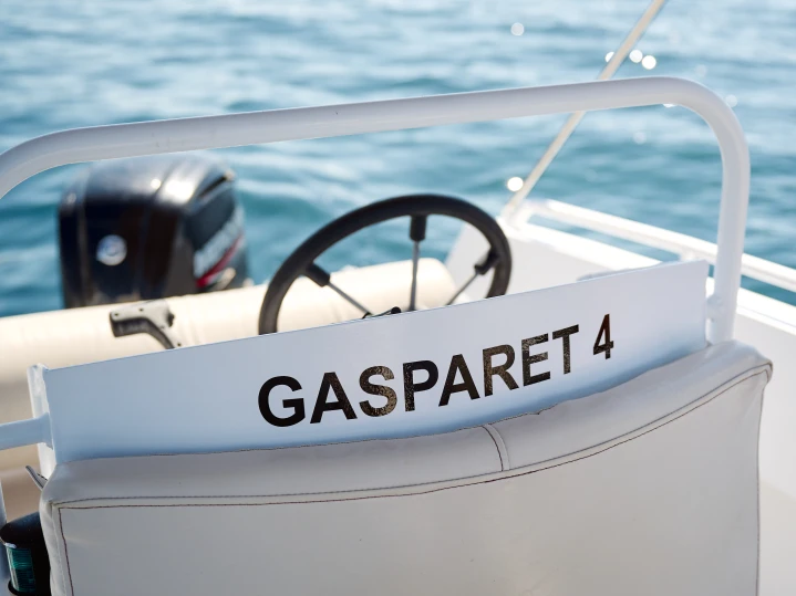 Alquiler Lancha Gasparet con o sin  título de navegación