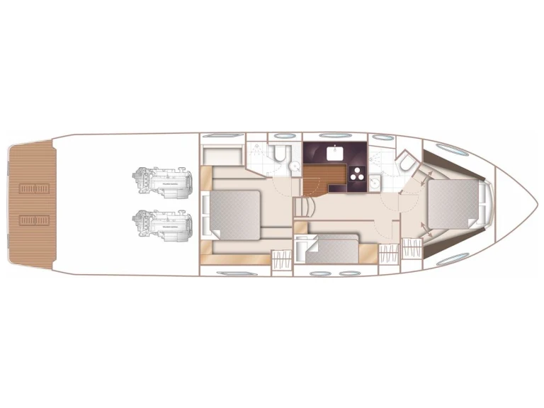 Alquiler de Princess Princess 52 Fly en Castellammare di Stabia