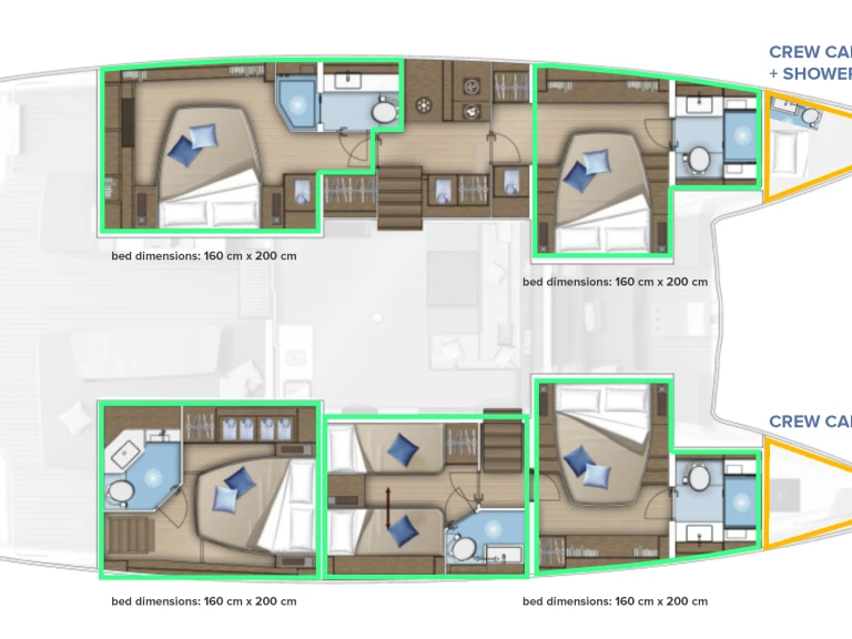 Alquiler de Catamarán, con o sin patrón Lagoon Kaštela