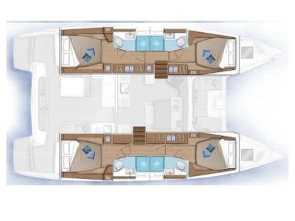 Alquiler de Catamarán, con o sin patrón Lagoon Gouviá