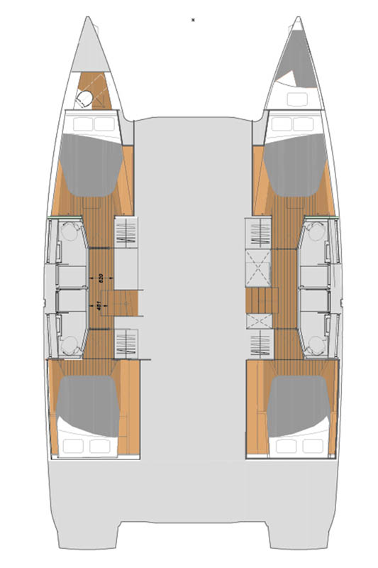 Alquiler Catamarán Fountaine Pajot con o sin  título de navegación