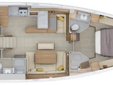 Alquiler de barcos Split barato de Oceanis 52 - 3 cab.