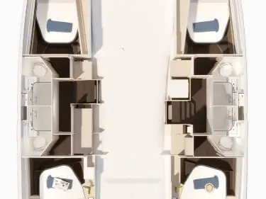 Alquiler Seget Donji - Fountaine Pajot Fountaine Pajot FP 44 Quatuor - 4 + 1 cab. en SamBoat