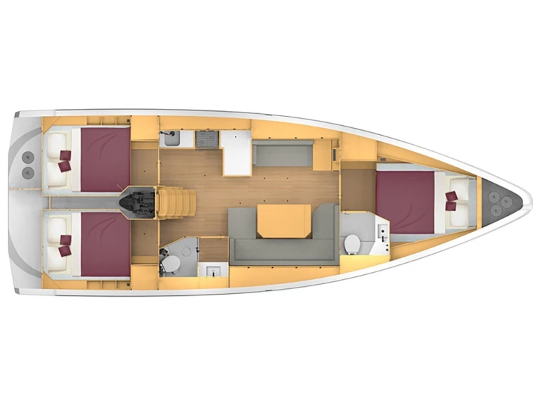 Alquiler de embarcaciones Bavaria Bavaria C42 (3 cab.) enLefkáda en Samboat