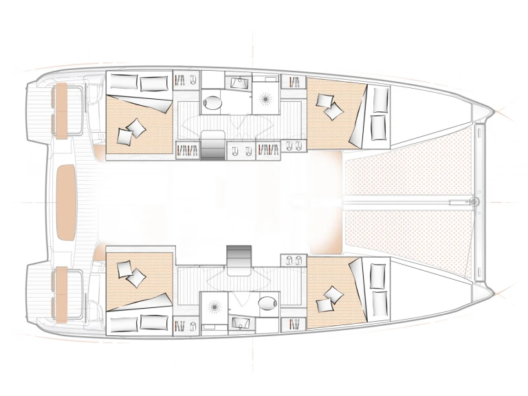 Alquiler de Catamarán, con o sin patrón Excess Lefkáda