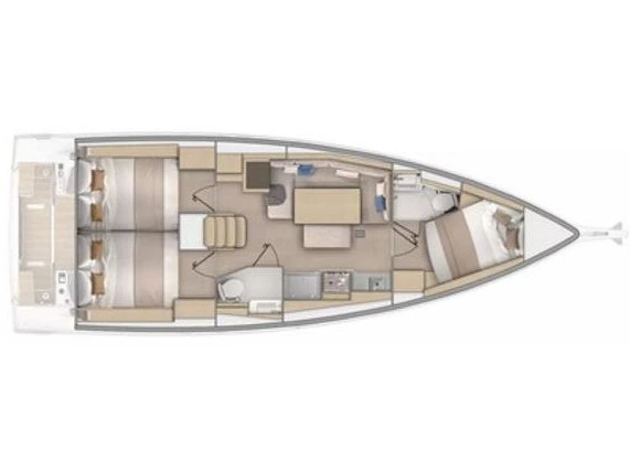 Alquiler Velero Bénéteau con o sin  título de navegación