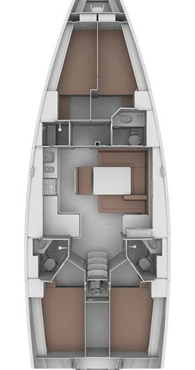 Bavaria Cruiser 46 de alquiler a Portisco