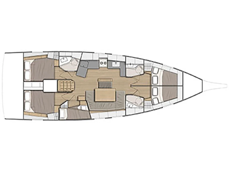 Alquiler de barcos Lefkáda barato de Oceanis 46.1