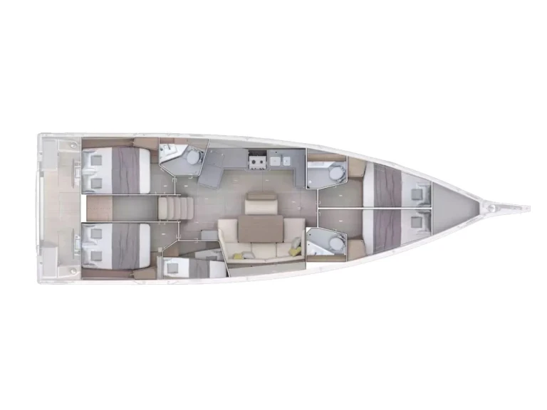 Bénéteau Oceanis 47 - 5 cab. de alquiler a Néa Péramos