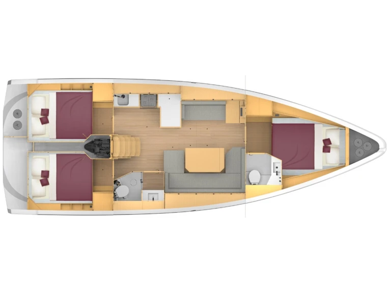 Alquiler de Bavaria Bavaria C42 (3 cab.) en Lefkáda