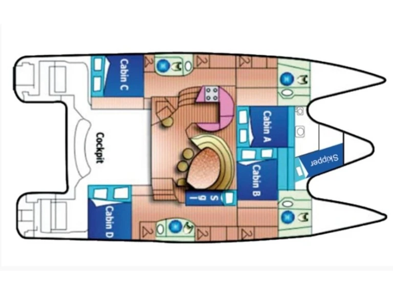 Alquiler Catamarán en Lefkáda - Alliaura-Marine Privilege 465