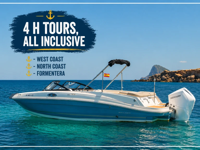 Alquiler de embarcaciones Bayliner VR6 enSant Antoni de Portmany en Samboat