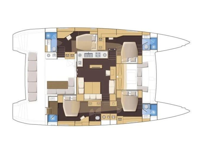 Alquiler Catamarán en Álimos - Lagoon Lagoon 560 S2