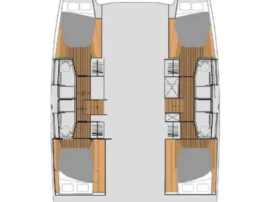 Alquiler Catamarán Fountaine Pajot con o sin  título de navegación