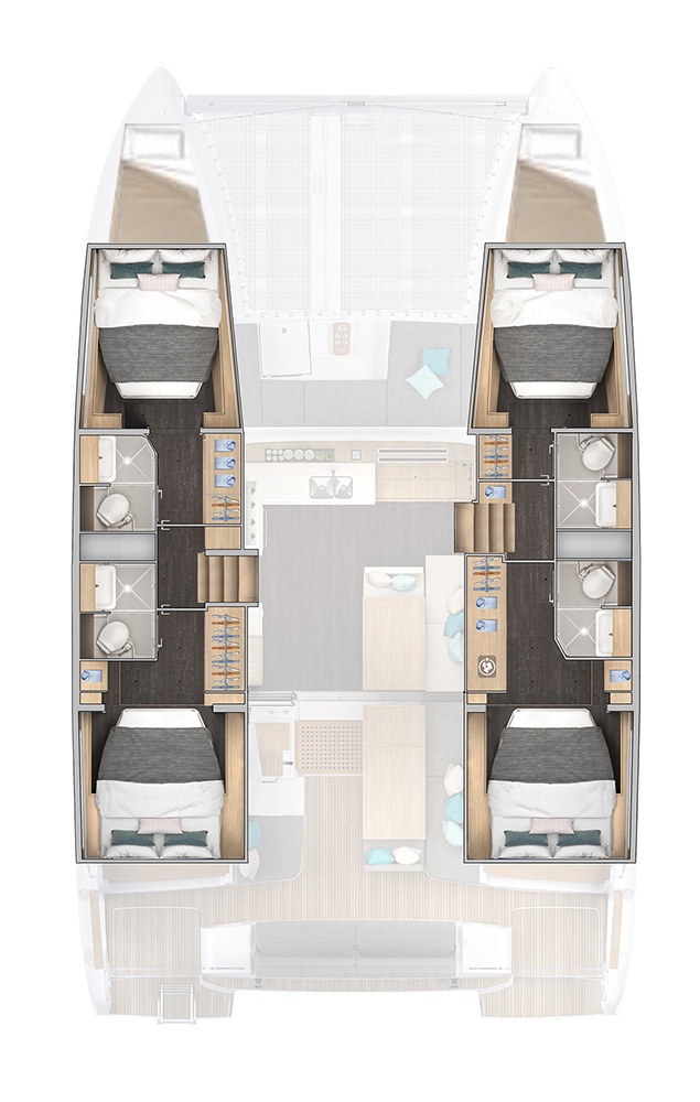 Alquiler Catamarán Lagoon con o sin  título de navegación