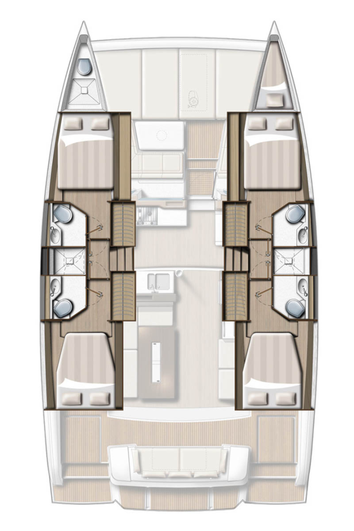 Alquiler Catamarán en Palma de Mallorca - Bali Bali 4.2