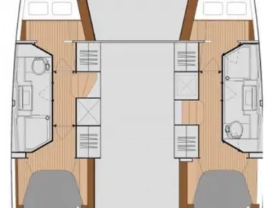 Alquiler de embarcaciones Fountaine Pajot Isla 40 enEden Island en Samboat