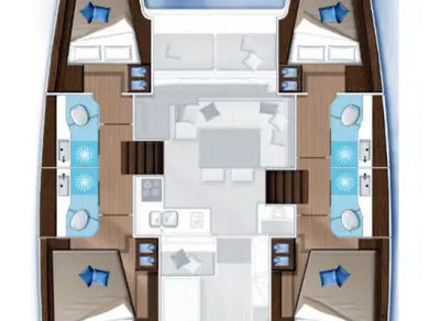 Alquiler de embarcaciones Lagoon Lagoon 40 enSeget Donji en Samboat