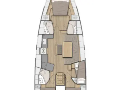 Alquiler Velero en Seget Donji - Bénéteau Oceanis 46.1