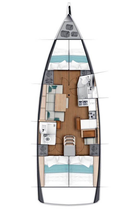 Alquiler de Velero, con o sin patrón Jeanneau Palma de Mallorca
