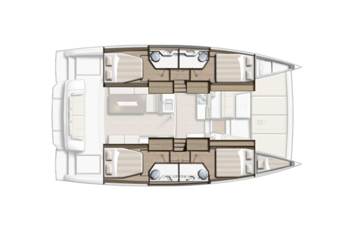 Alquiler de embarcaciones Bali Bali 4.2 enBiograd na Moru en Samboat