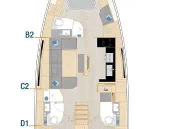 Alquiler de Hanse Hanse 460 en Lefkáda