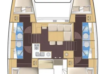 Alquiler de Lagoon Lagoon 39 en Cos