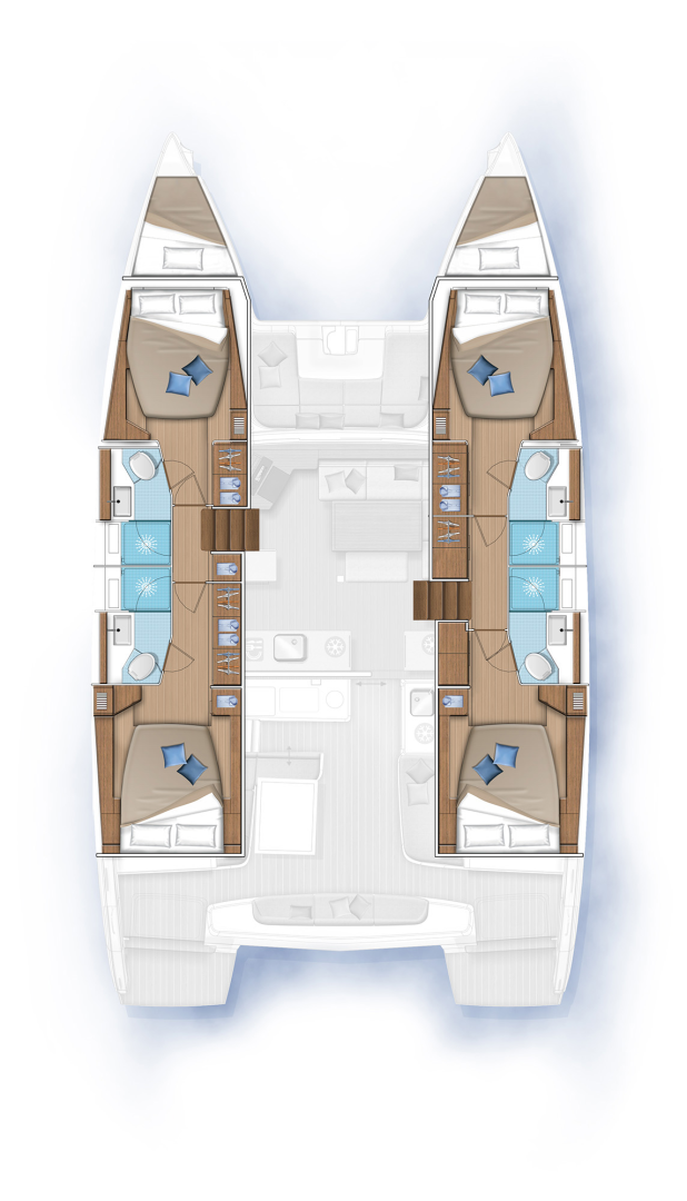 Alquiler de Catamarán, con o sin patrón Lagoon Gouviá