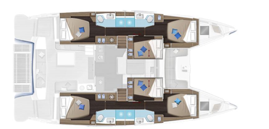 Alquiler Catamarán Lagoon con o sin  título de navegación