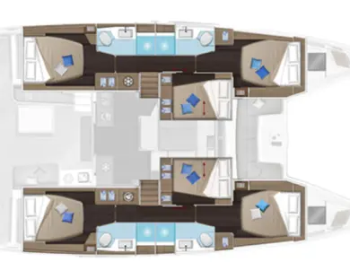 Alquiler Catamarán Lagoon con o sin  título de navegación