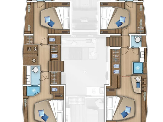 Alquiler Gouviá - Lagoon Lagoon 55 en SamBoat