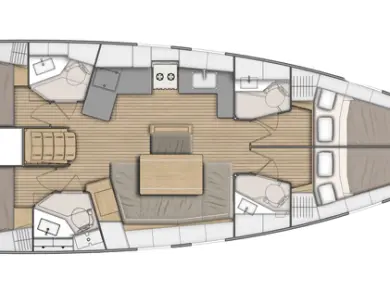 Alquiler Cos - Bénéteau Oceanis 46.1 en SamBoat