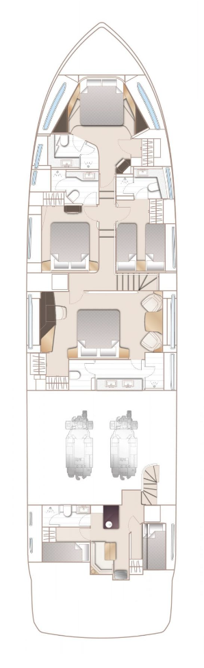 Alquiler Yate de lujo en Álimos - Princess Princess Y85