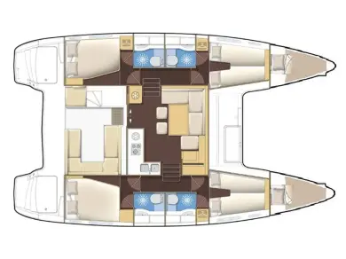 Alquiler de Catamarán, con o sin patrón Lagoon Sukošan