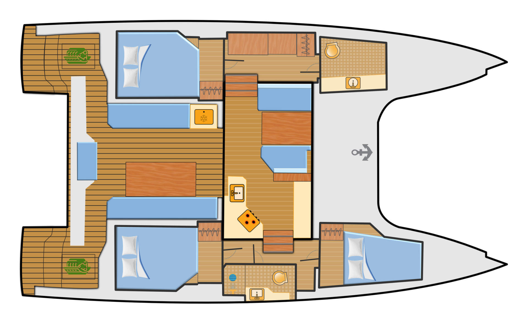 Alquiler de Catamarán, con o sin patrón Nautitech Rogoznica