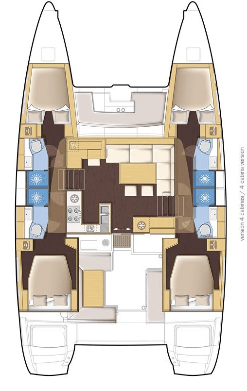 Lagoon Lagoon 46 de alquiler a Lefkáda