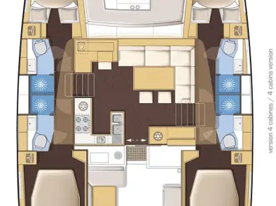 Lagoon Lagoon 46 de alquiler a Lefkáda