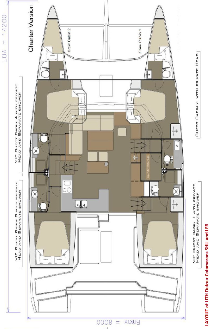 Dufour Dufour Catamarans 48 Sail de alquiler a Primošten