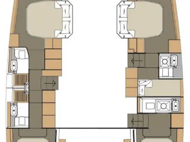 Alquiler de barcos Primošten barato de Dufour Catamarans 48 Sail