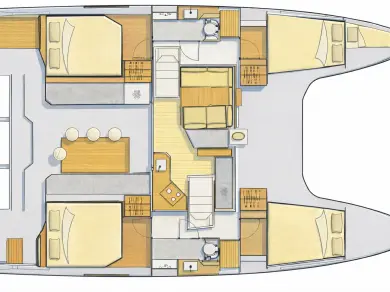 Alquiler Catamarán Nautitech con o sin  título de navegación