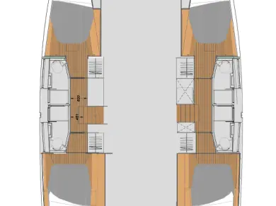 Alquiler Catamarán en Seget Donji - Fountaine Pajot Elba 45