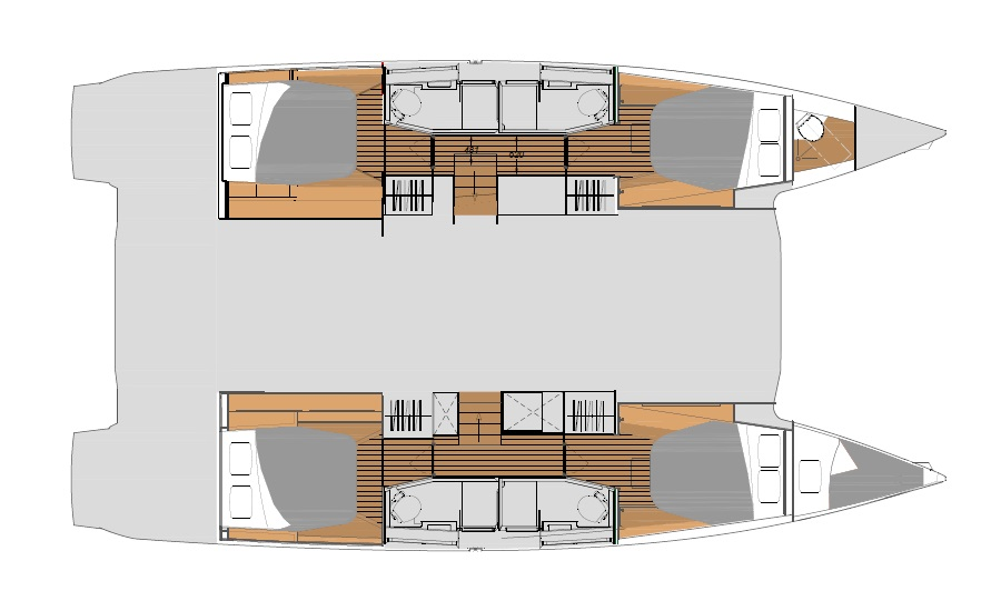 Alquiler de embarcaciones Fountaine Pajot Elba 45 enSeget Donji en Samboat
