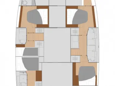Alquiler de embarcaciones Fountaine Pajot Saona 47 enRogoznica en Samboat