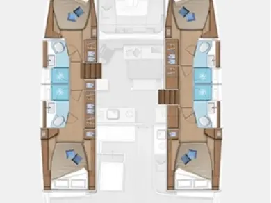 Alquiler Trogir - Lagoon Lagoon 46 en SamBoat