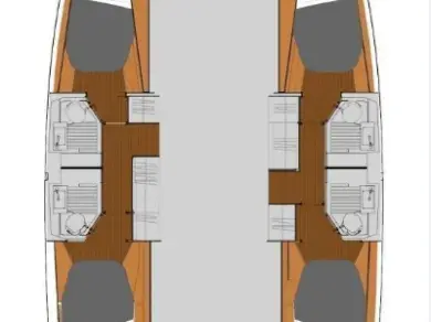 Alquiler Catamarán Fountaine Pajot con o sin  título de navegación