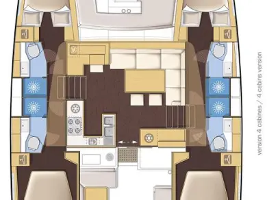 Alquiler de embarcaciones Lagoon Lagoon 450 F enPalero en Samboat