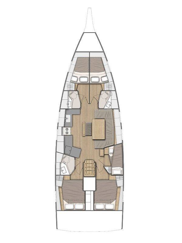 Alquiler de embarcaciones Bénéteau Oceanis 46.1 enLávrio en Samboat
