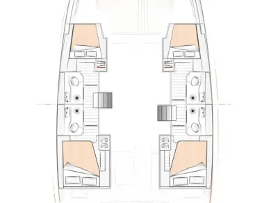Alquiler de Catamarán, con o sin patrón Excess Komolac